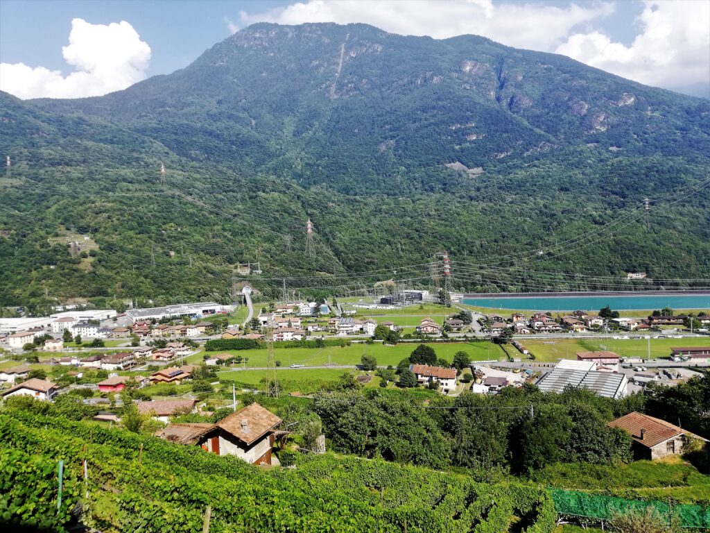 azienda vinicola Rodella panorama dalla vigna